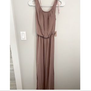 Brown summer long dress